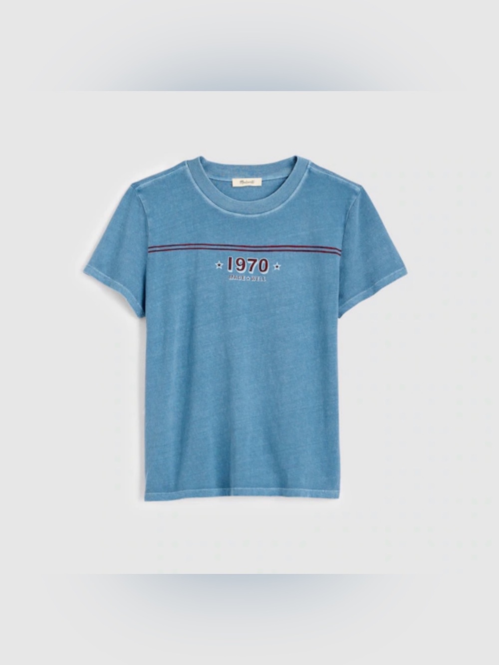 Madewell Graphic Crewneck Tee in Vintage Jersey. Size Small